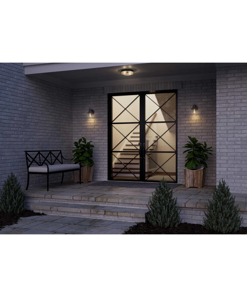 Weldon 1-Light Small Wall Lantern Textured Black - Image 3
