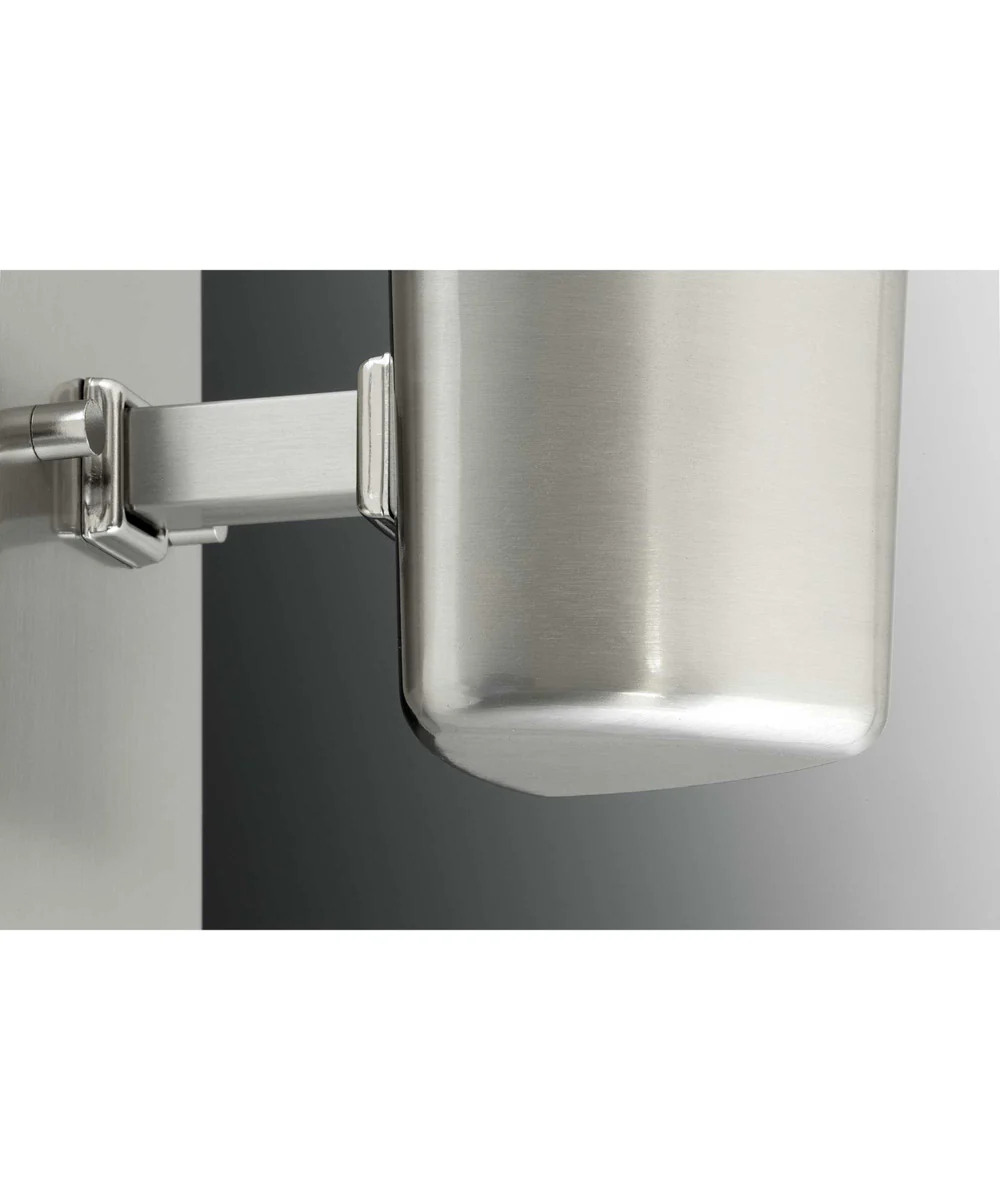 Zura 1-Light Etched Opal Glass Modern Bath Vanity Light Brushed Nickel - Image 2