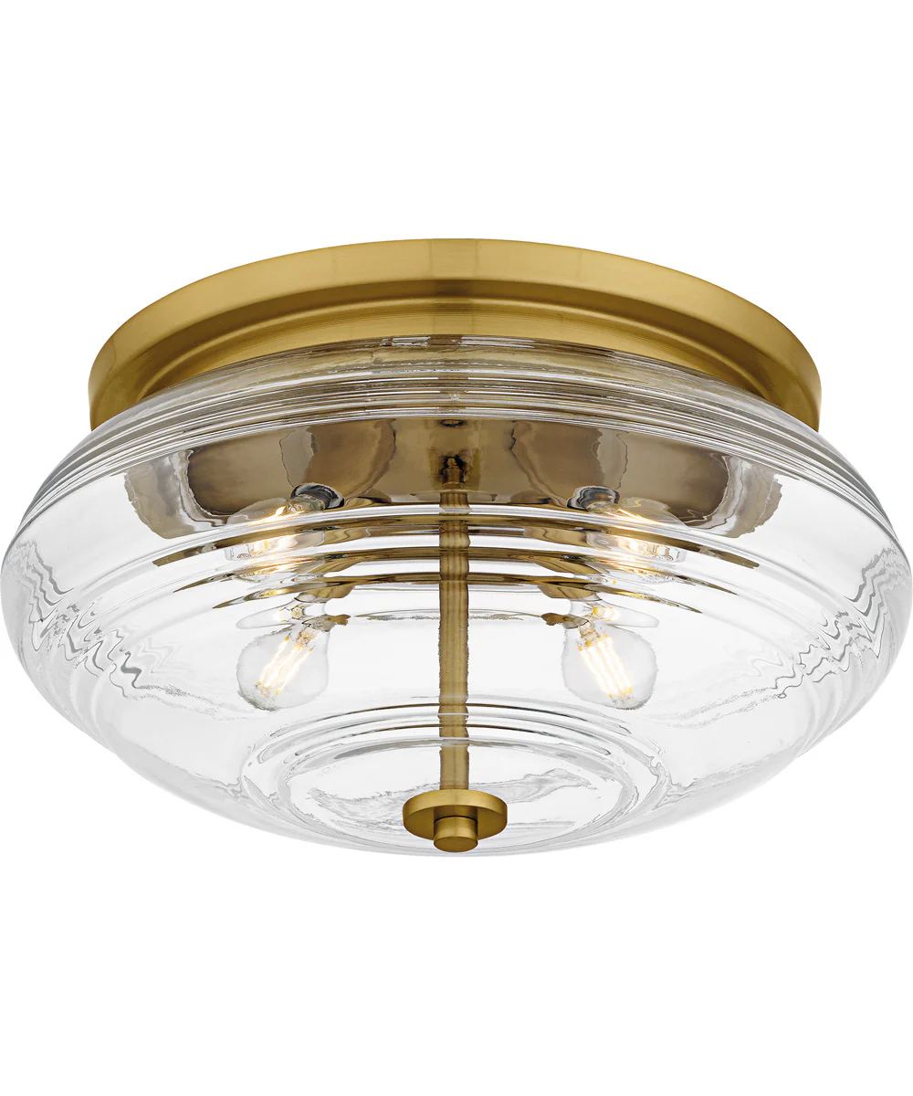 Quoizel Flush Mount Medium 4-light Flush Mount Brushed Gold - Image 4