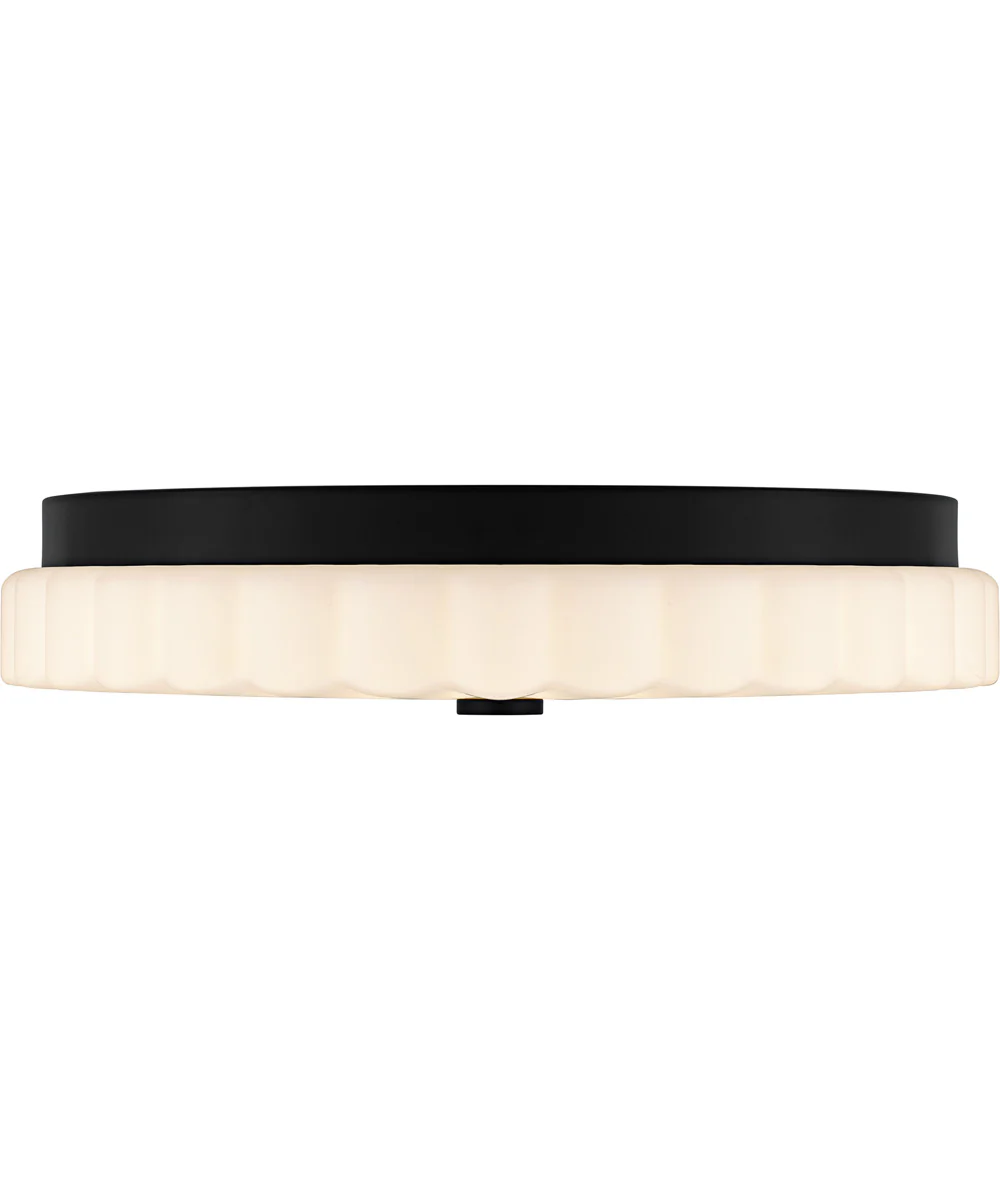 Quoizel Flush Mount Medium Flush Mount Matte Black - Image 3