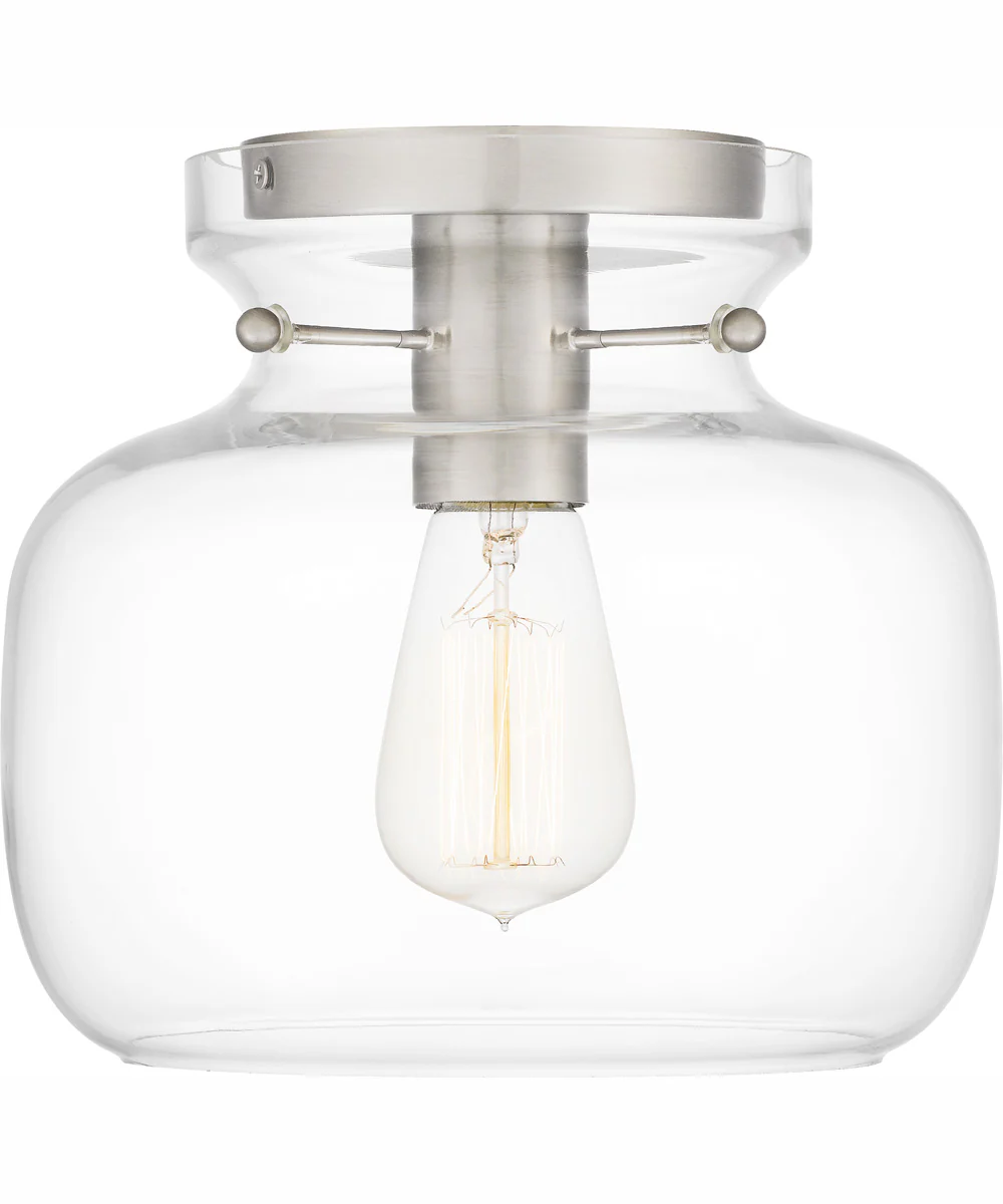 Quoizel Flush Mount Small 1-light Flush Mount Brushed Nickel - Image 4
