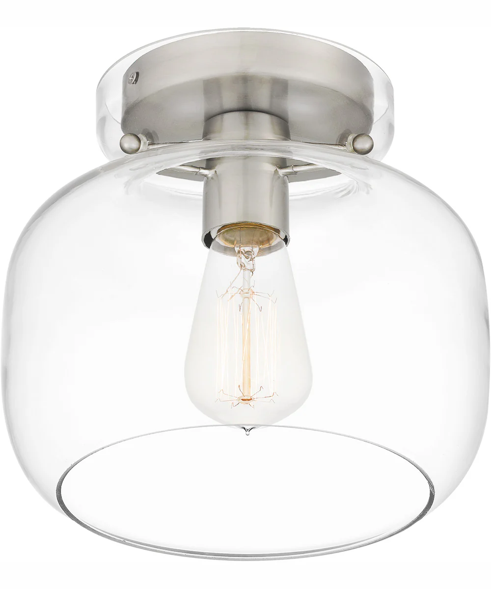 Quoizel Flush Mount Small 1-light Flush Mount Brushed Nickel - Image 5