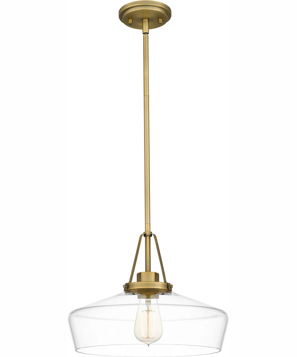 Quoizel Pendant 1-light Pendant Aged Brass - Image 2