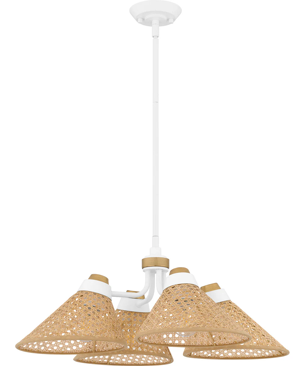 Quoizel Pendant Large 4-light Pendant Matte White - Image 2