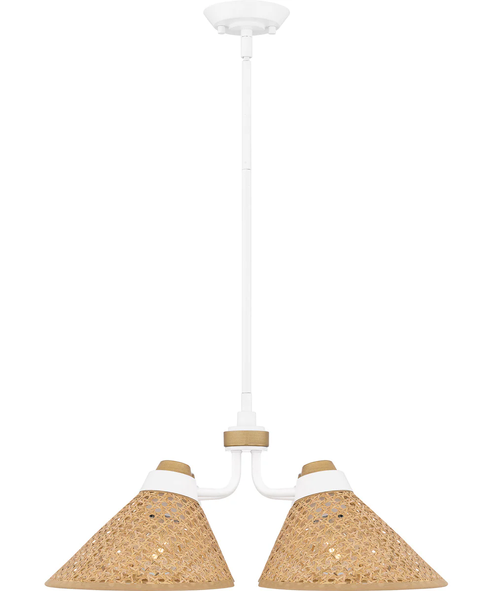 Quoizel Pendant Large 4-light Pendant Matte White - Image 3