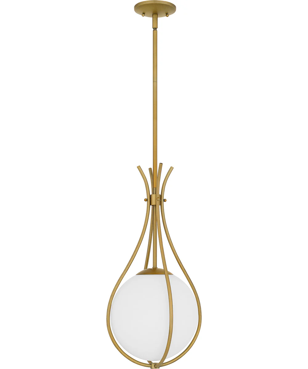 Quoizel Pendant Small 1-light Mini Pendant Aged Brass - Image 2