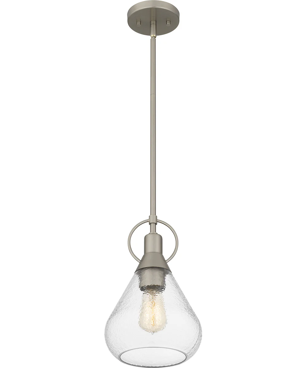 Quoizel Piccolo Pendant Small 1-light Mini Pendant Brushed Nickel - Image 4