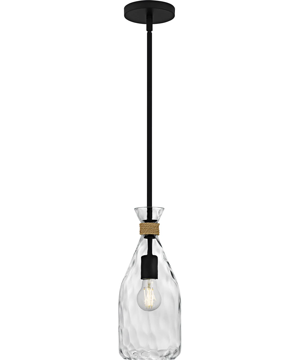 Quoizel Piccolo Pendant Small 1-light Mini Pendant Matte Black - Image 3