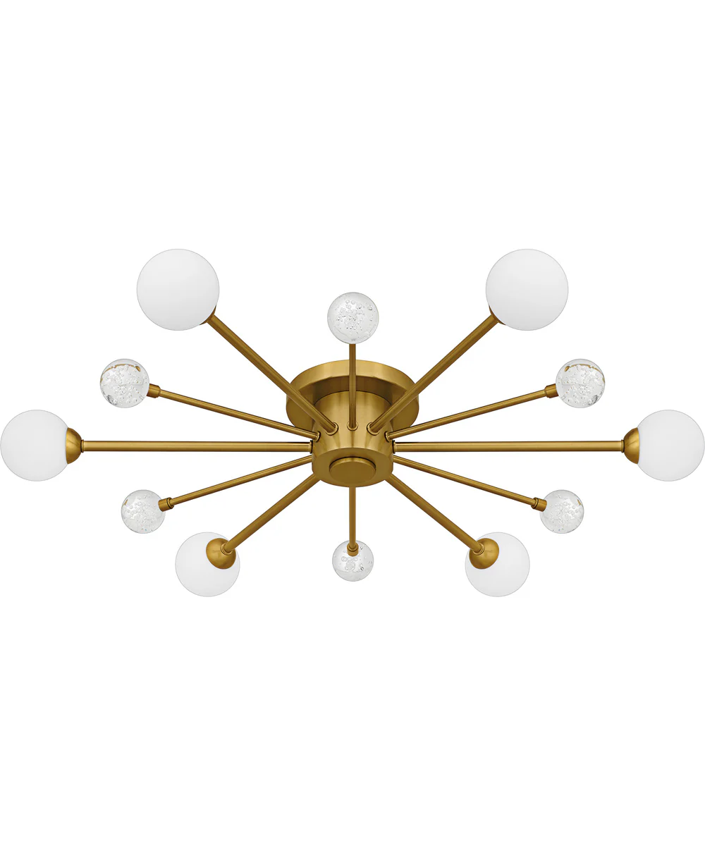 Quoizel Semi-Flush Mount Extra Large 6-light Semi Flush Mount Brushed Gold - Image 2