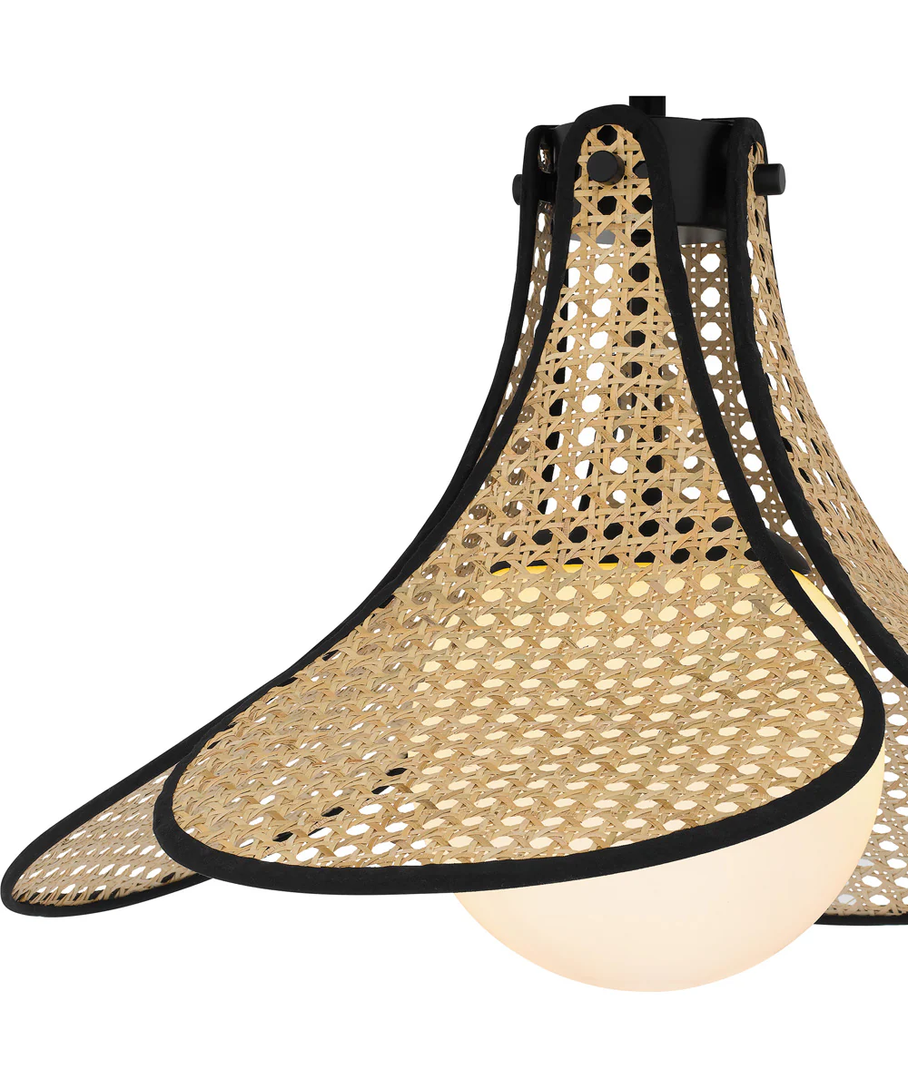 Quoizel Semi-Flush Mount Large 1-light Semi Flush Mount Matte Black - Image 5