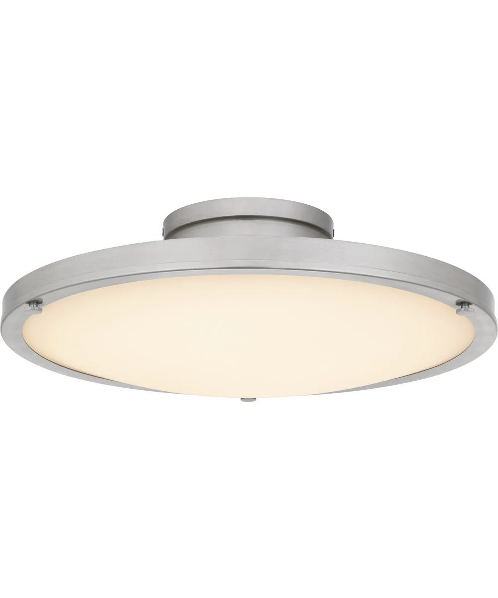 Quoizel Semi-Flush Mount Medium Semi Flush Mount Brushed Nickel