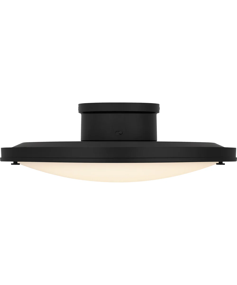Quoizel Semi-Flush Mount Medium Semi Flush Mount Matte Black - Image 5
