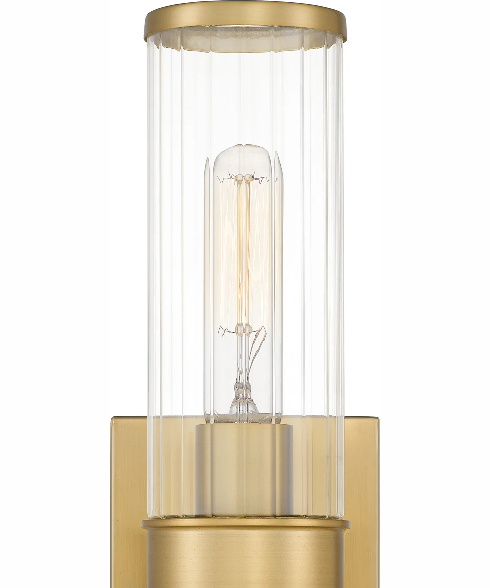 Quoizel Wood Small 2-light Wall Sconce Aged Brass - Image 7