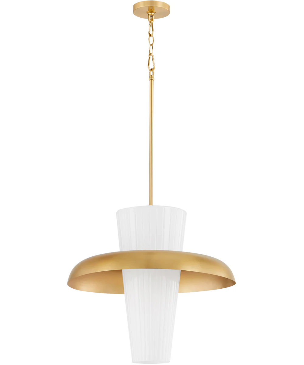 1-light Pendant Aged Brass