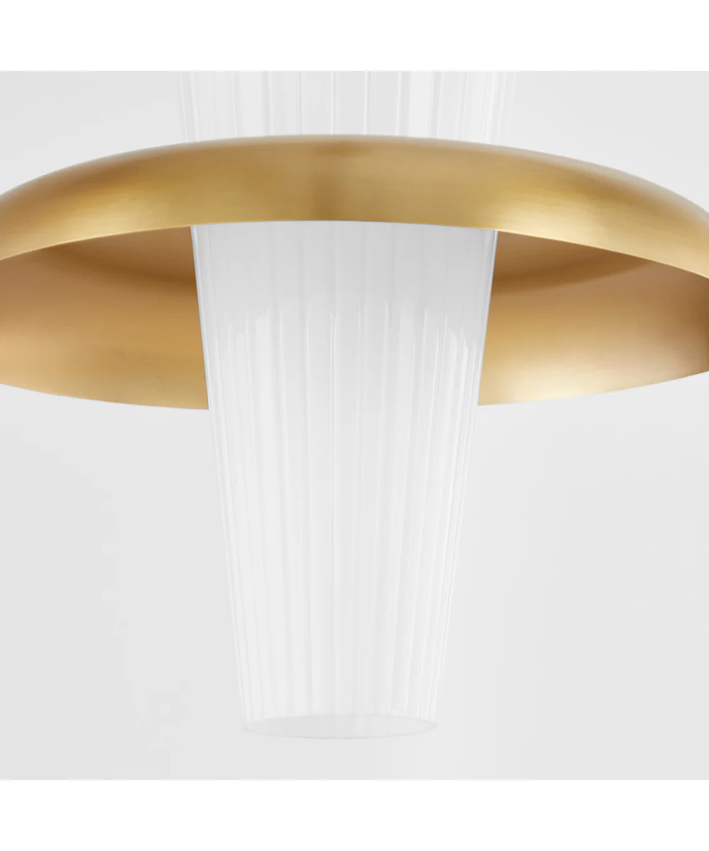 1-light Pendant Aged Brass - Image 4