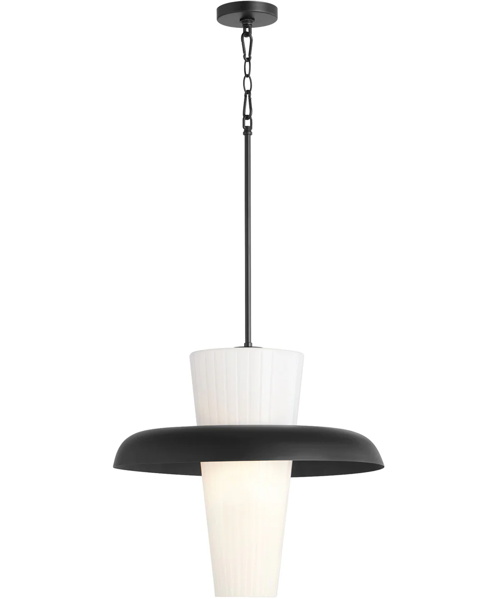 1-light Pendant Matte Black - Image 2