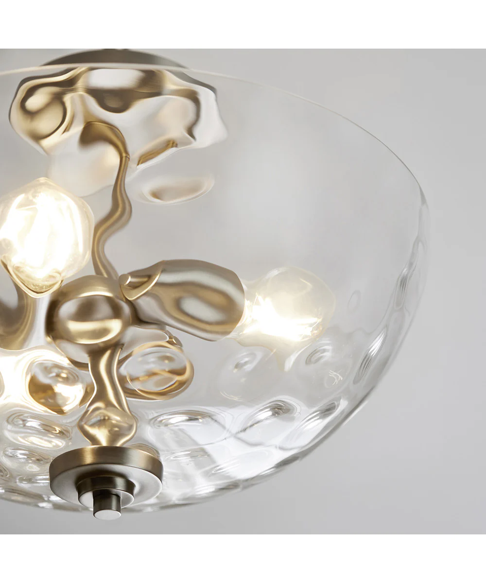 Adams 3-light Dual Mount Light Fixture Satin Nickel - Image 6