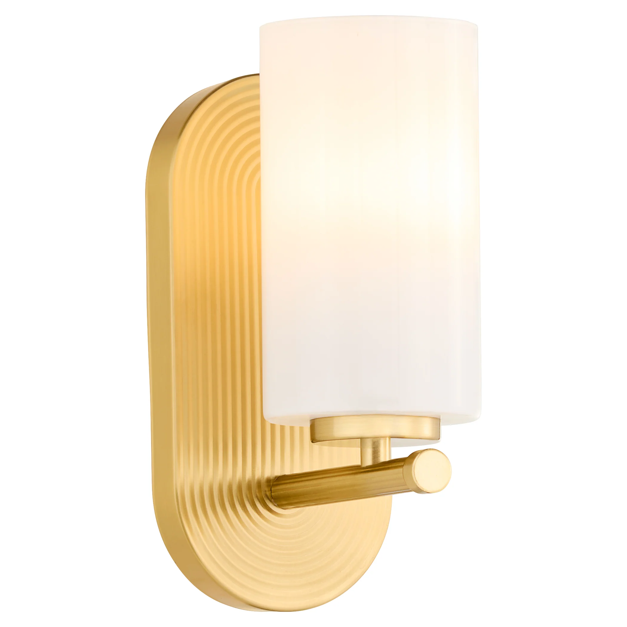 Belinder 1-light Wall Mount Light Fixture Aged Brass - Image 2