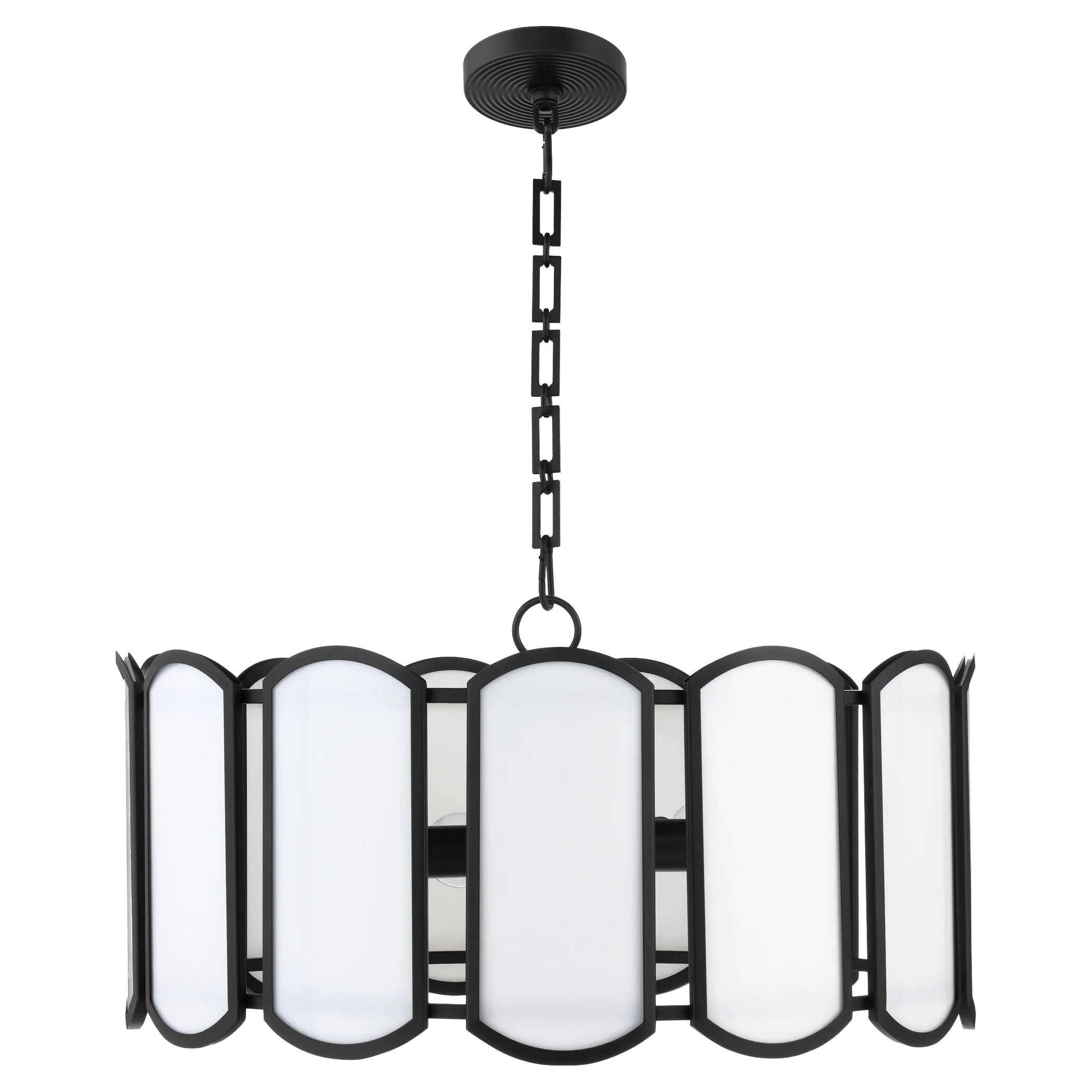 Belleview 5-light Pendant Matte Black