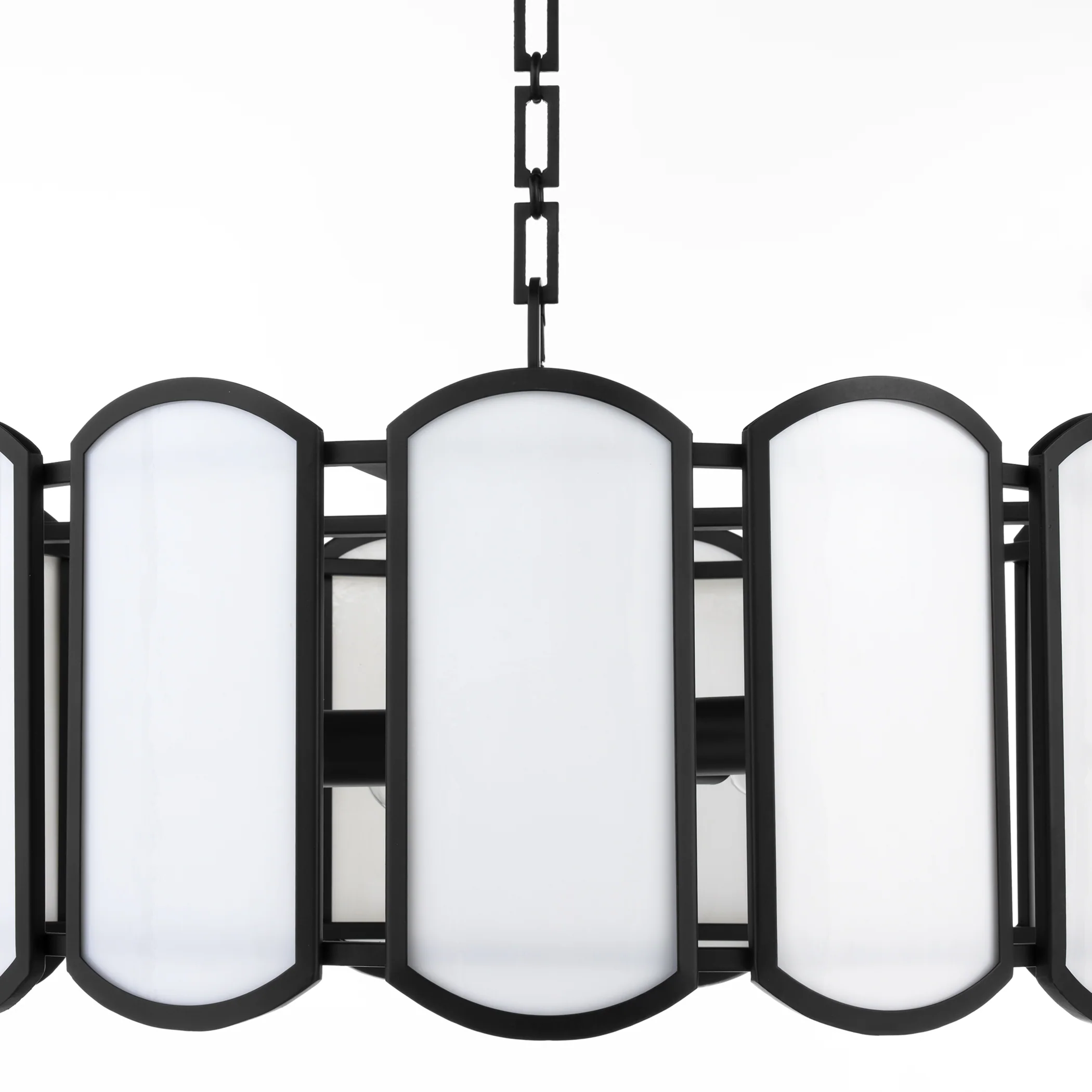 Belleview 5-light Pendant Matte Black - Image 3