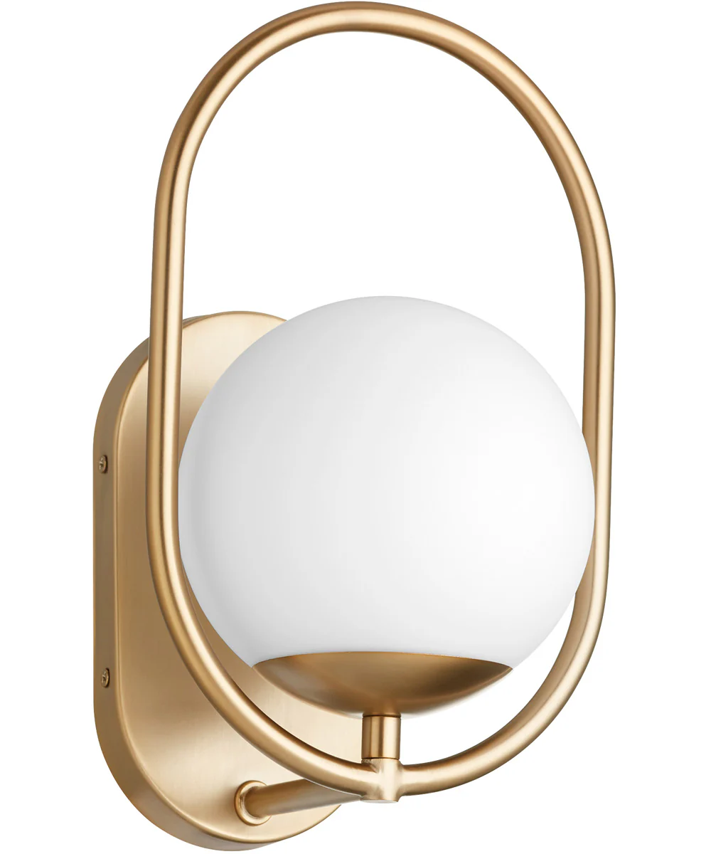 Belmont 1-light Wall Mount Light Fixture Aged Brass