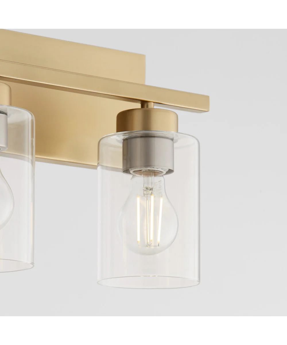 Carter 4-light Bath Vanity Light Aged Brass - Image 6