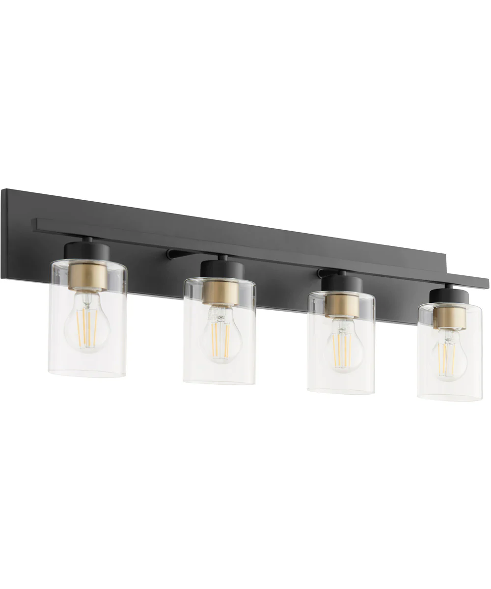 Carter 4-light Bath Vanity Light Matte Black - Image 7