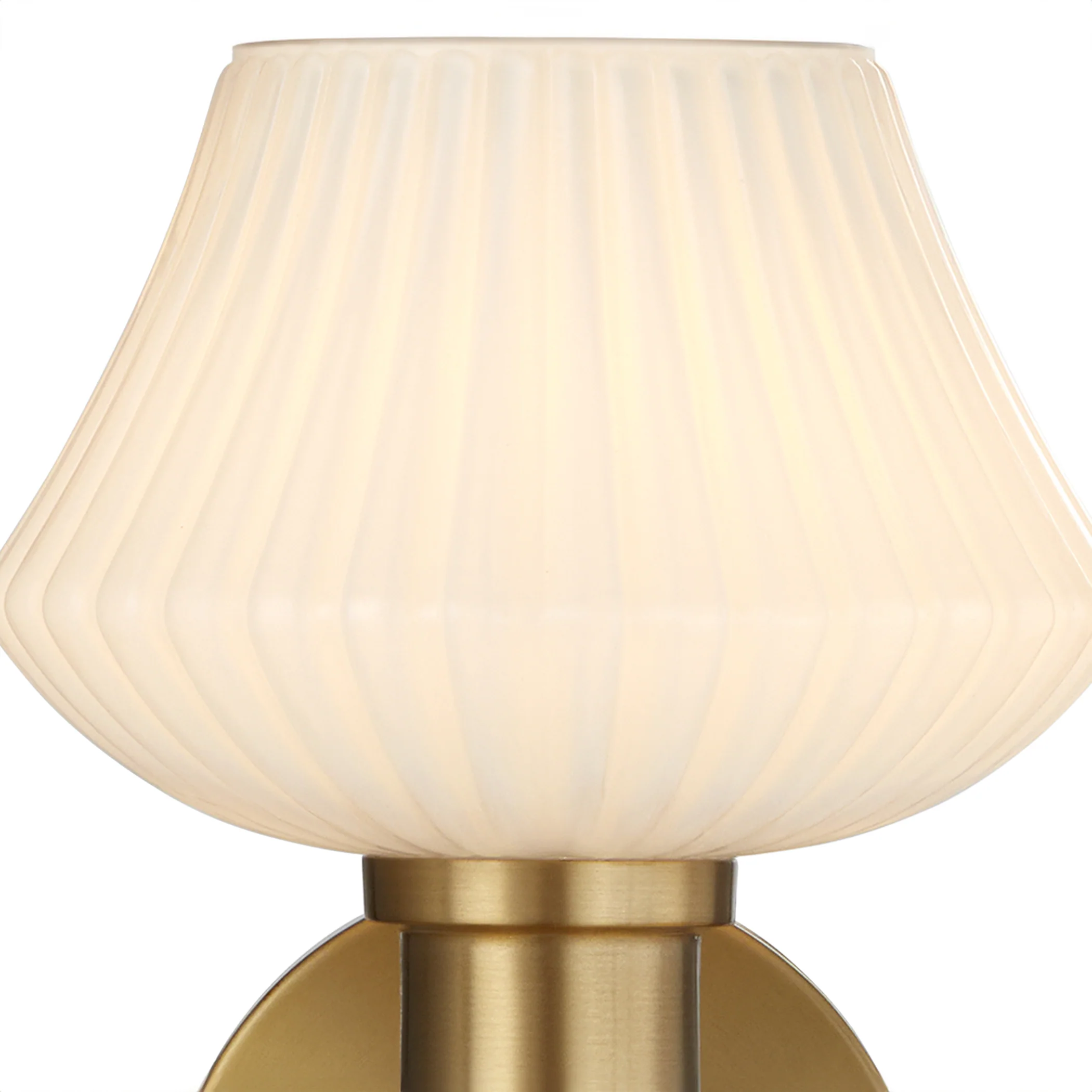 Cassini 1-light Wall Mount Light Fixture Aged Brass - Image 3