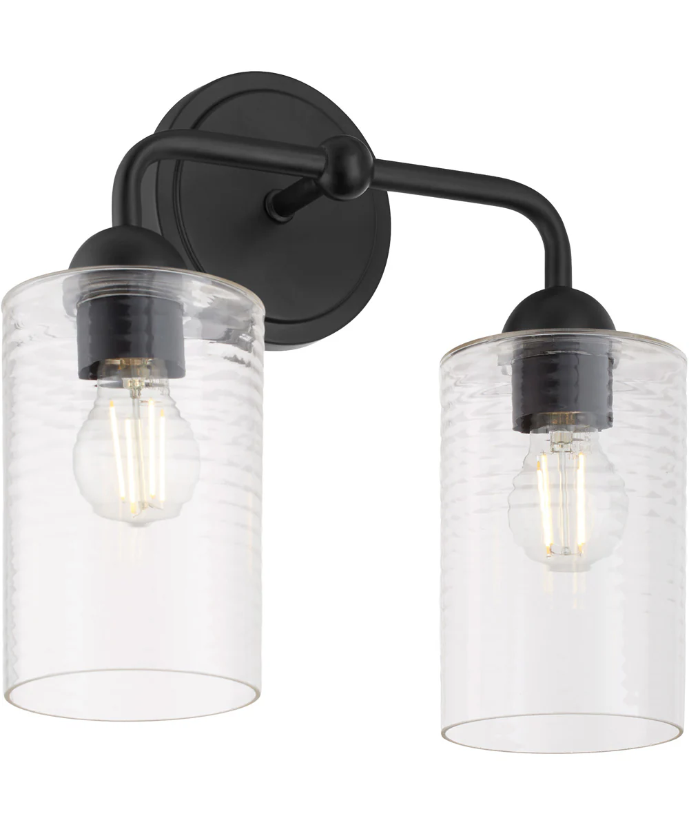 Tamara Day's Charlotte 2-light Bath Vanity Light Matte Black - Image 4