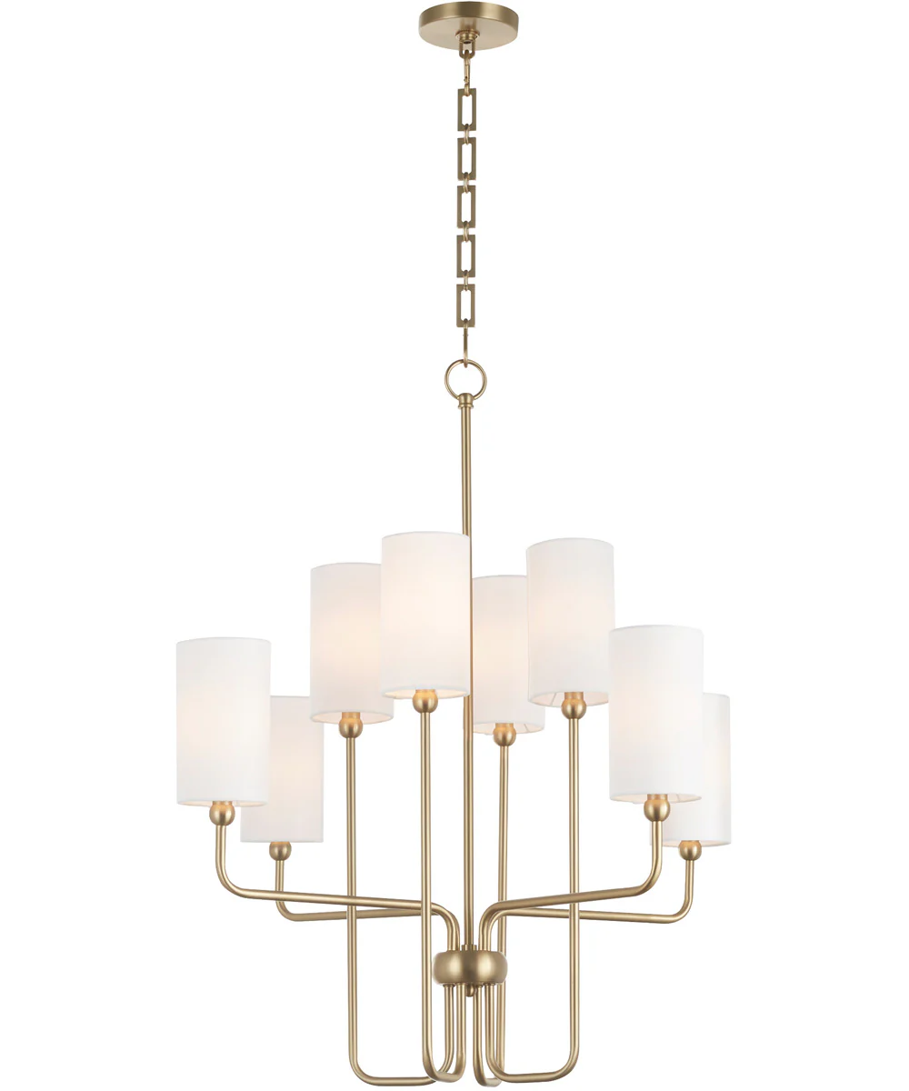 Tamara Day's Charlotte 8-light Chandelier Aged Brass - Image 3