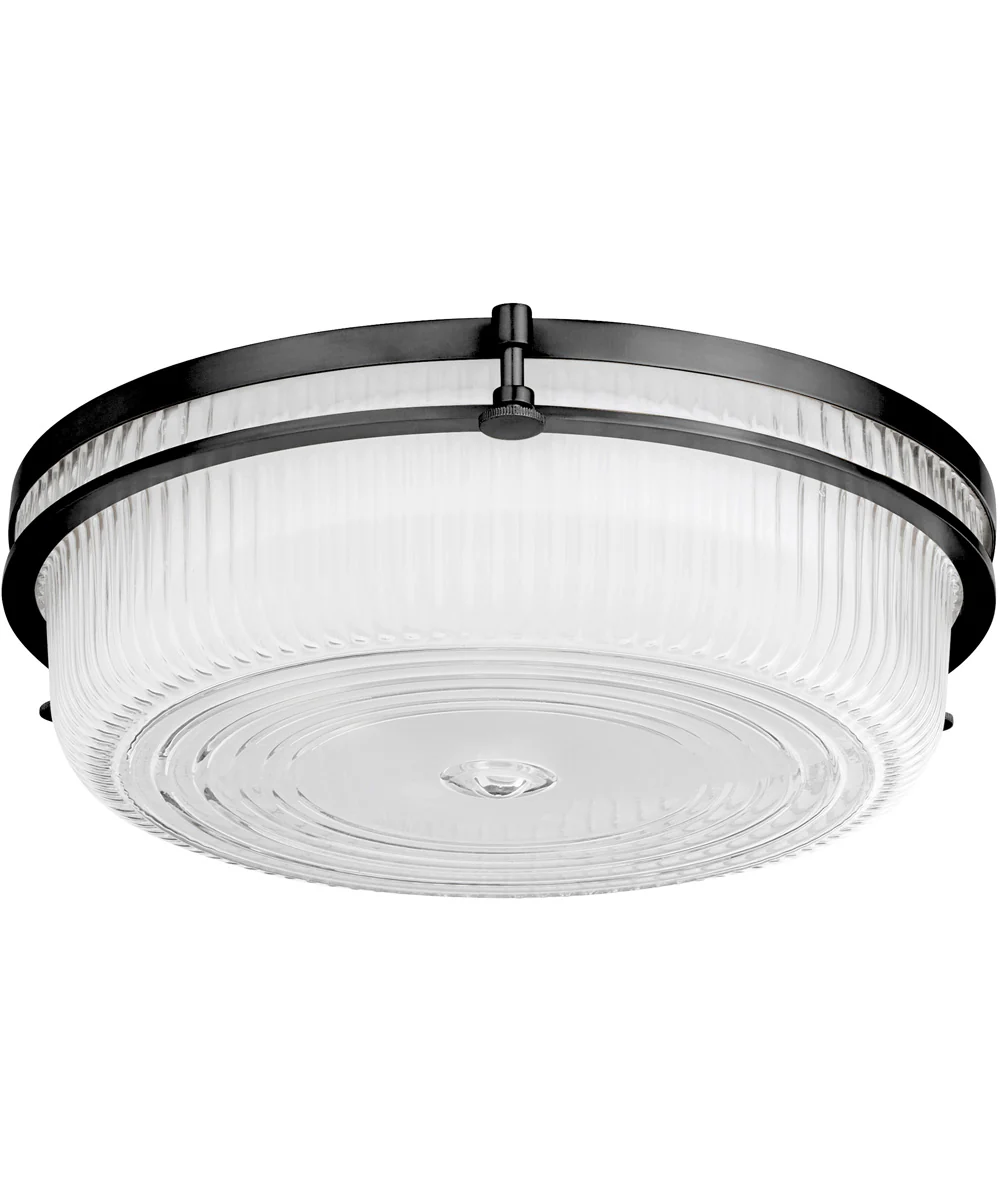 Emory 1-light Ceiling Flush Mount Matte Black