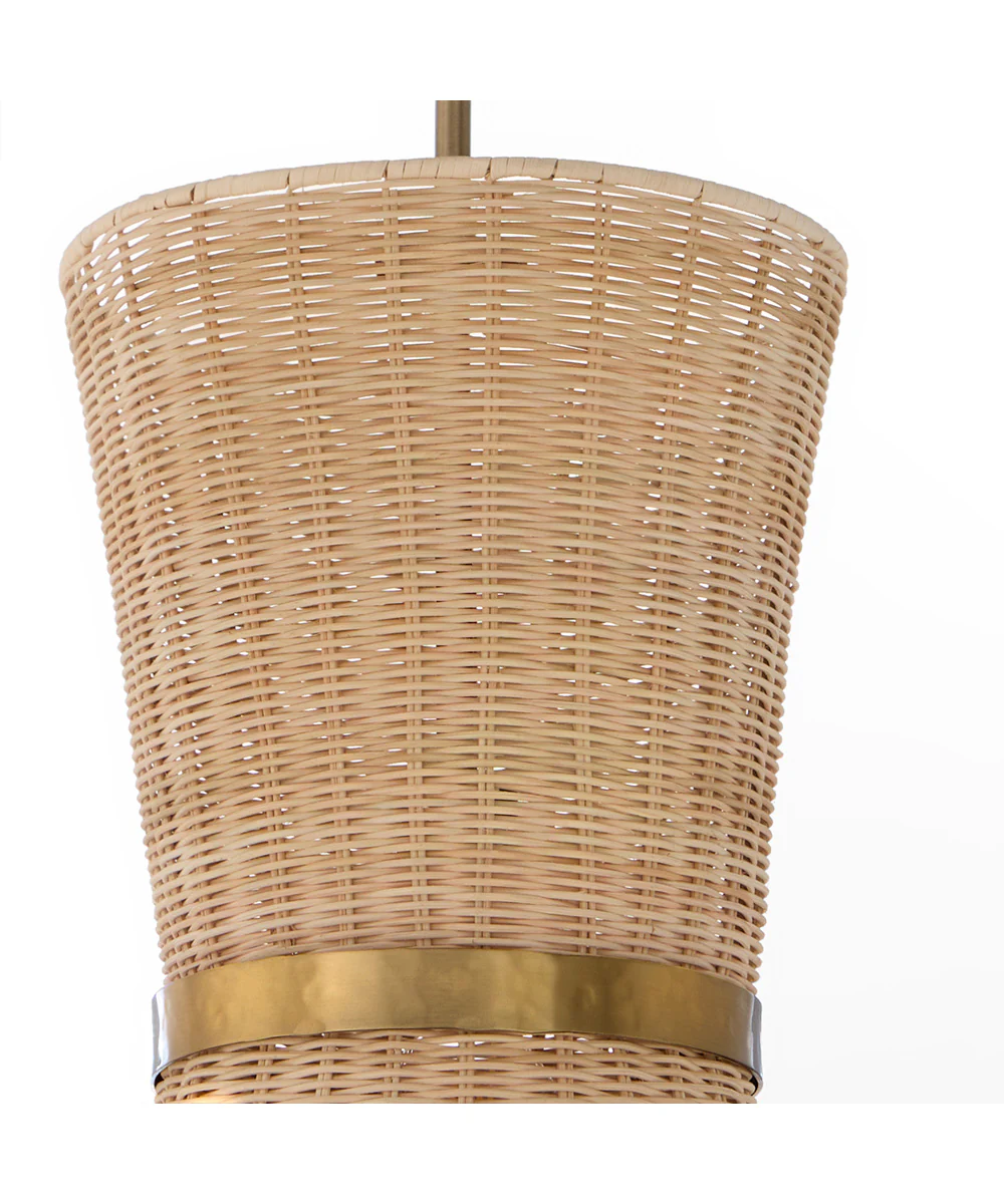 Fairview 2-light Pendant Brushed Brass - Image 2