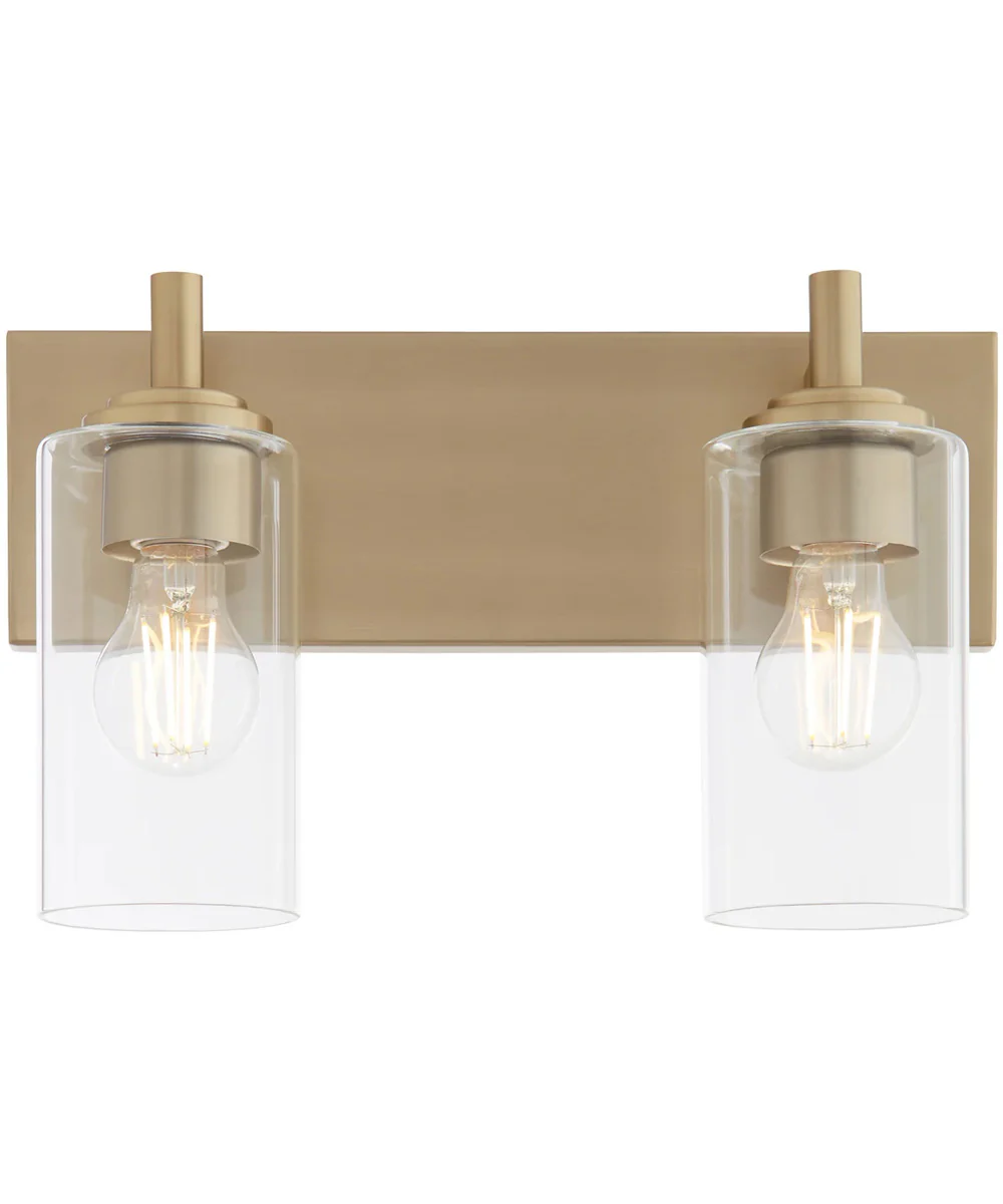 Fallstaff 2-light Bath Vanity Light Aged Brass - Image 2
