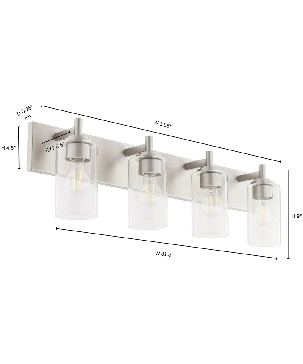 Fallstaff 4-light Bath Vanity Light Satin Nickel - Image 10