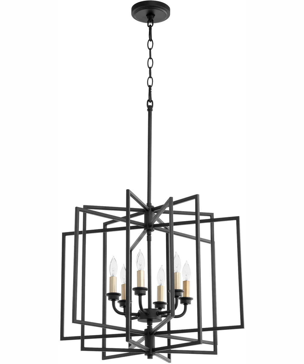 Hammond 6-light Pendant Textured Black - Image 3