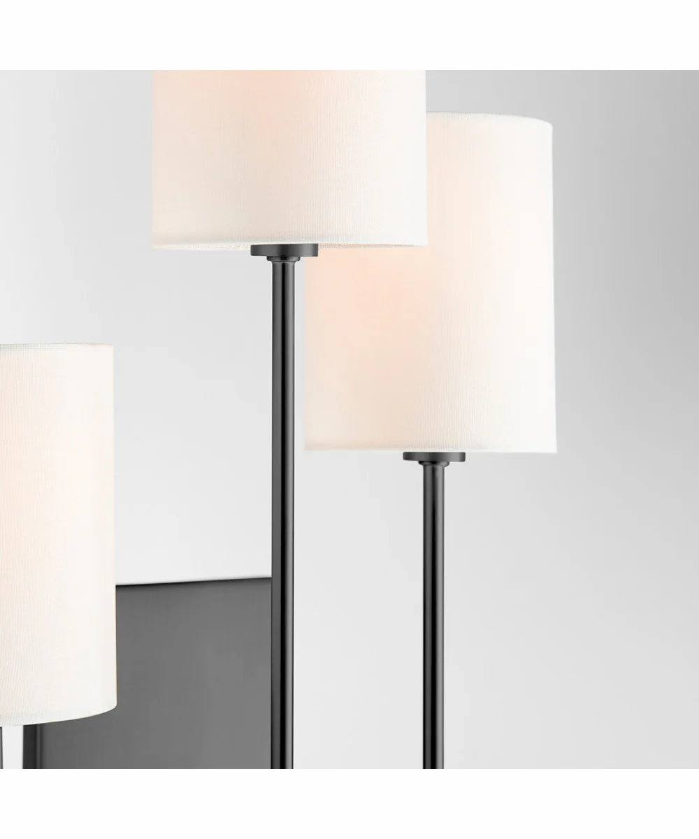 Harmony 3-light Wall Mount Light Fixture Matte Black - Image 4