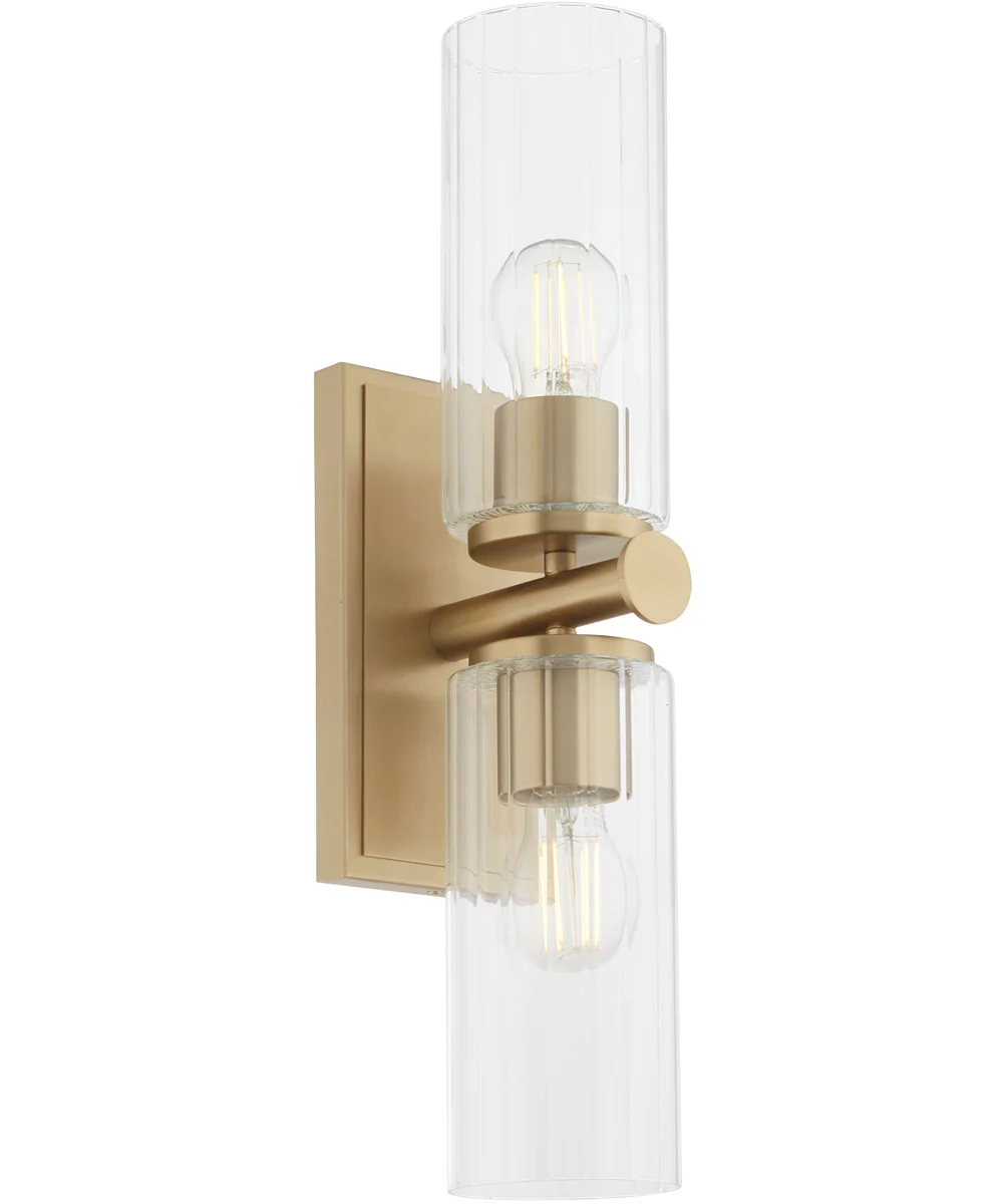 Tamara Day's Mercier 2-light Wall Mount Light Fixture Aged Brass - Image 3