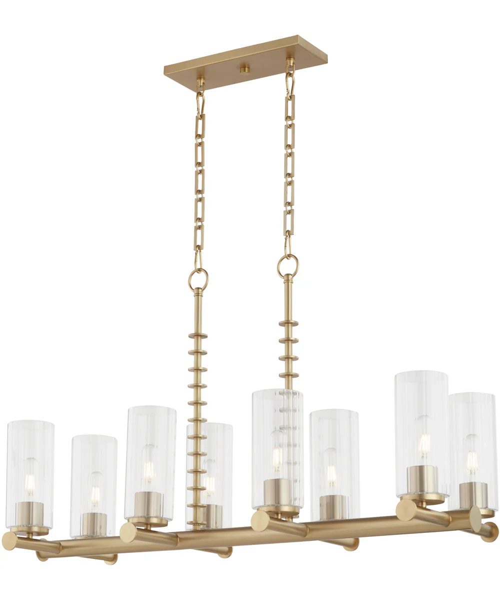 Tamara Day's Mercier 8-light Chandelier Aged Brass - Image 3