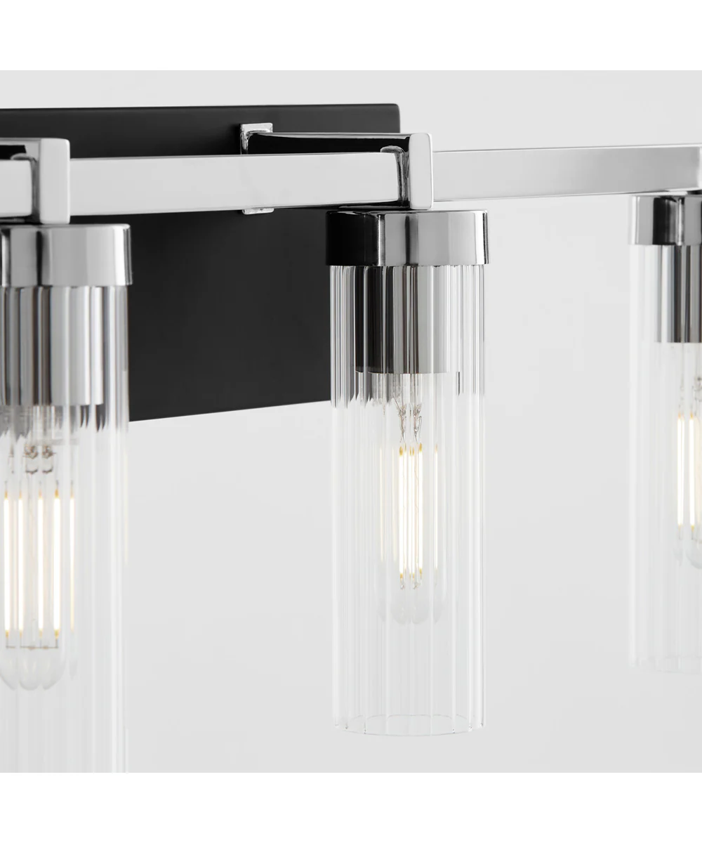 Kilbey 4-light Bath Vanity Light Matte Black - Image 4