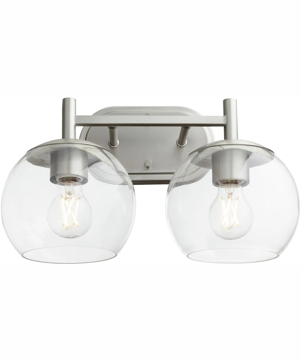 Lyon 2-light Bath Vanity Light Satin Nickel - Image 2