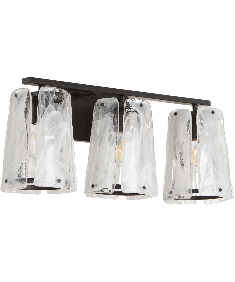 Prestige 3-light Bath Vanity Light Matte Black