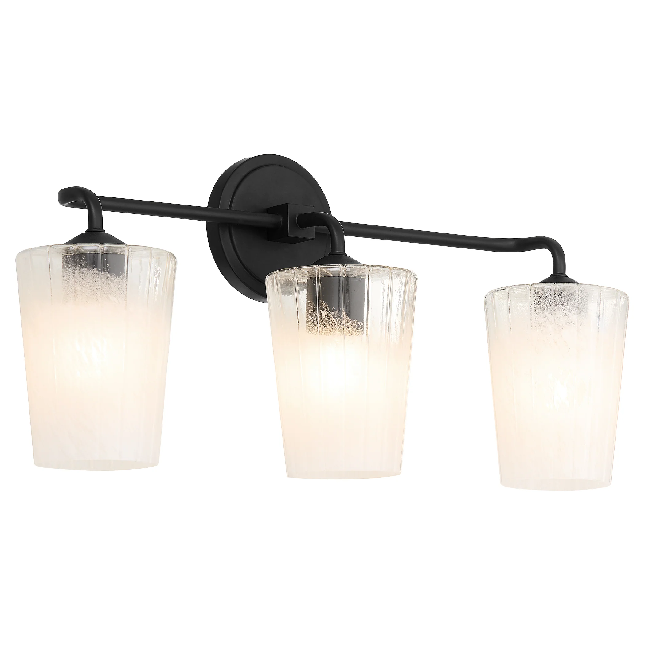 Providence 3-light Bath Vanity Light Matte Black - Image 2