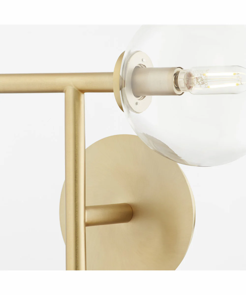 Rovi 2-light Wall Mount Light Fixture Aged Brass - Image 5