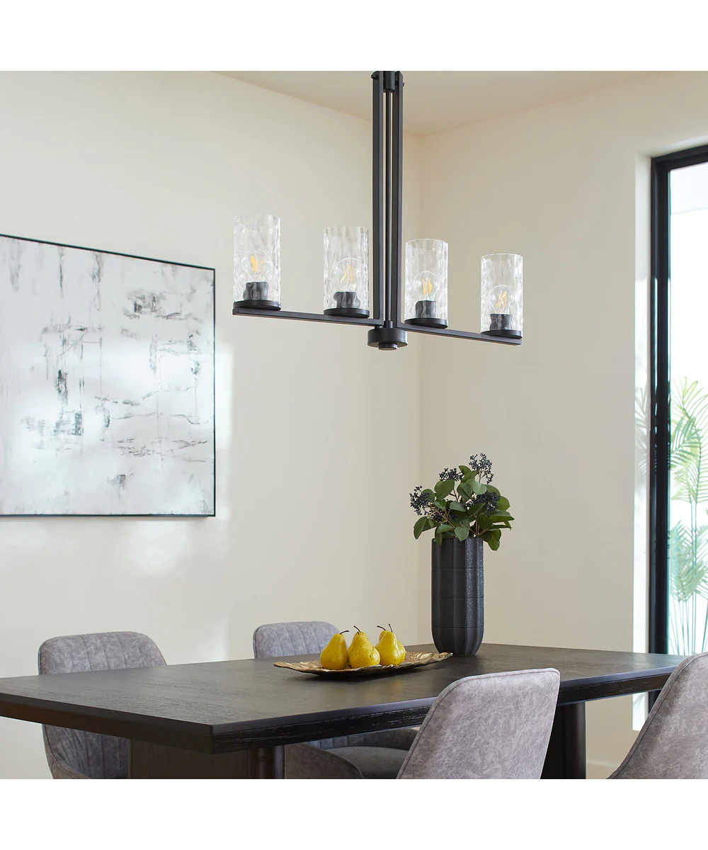 Steinway 4-light Chandelier Matte Black - Image 8