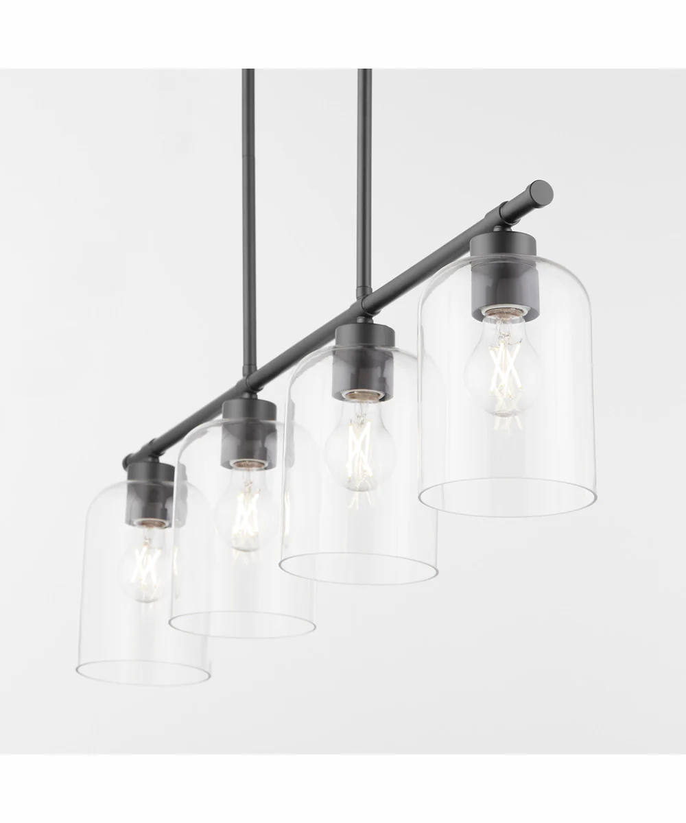 Tribute 4-light Chandelier Matte Black - Image 4