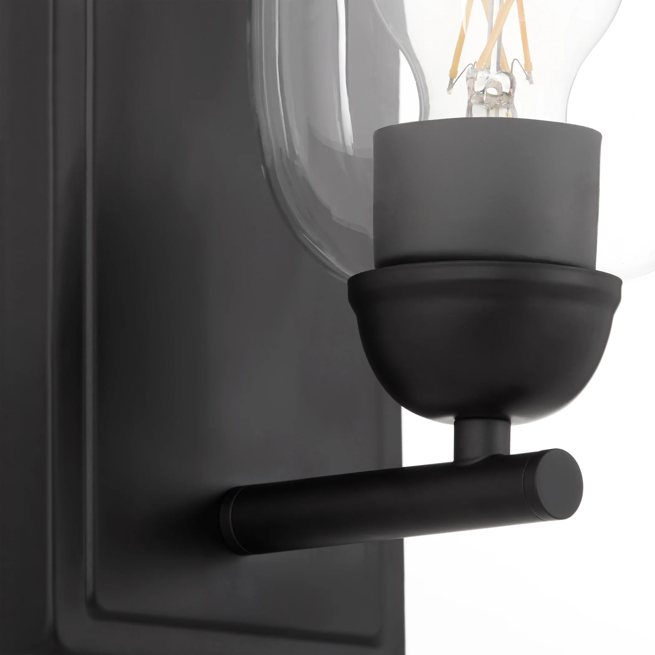 Wallinger 1-light Wall Mount Light Fixture Matte Black - Image 3