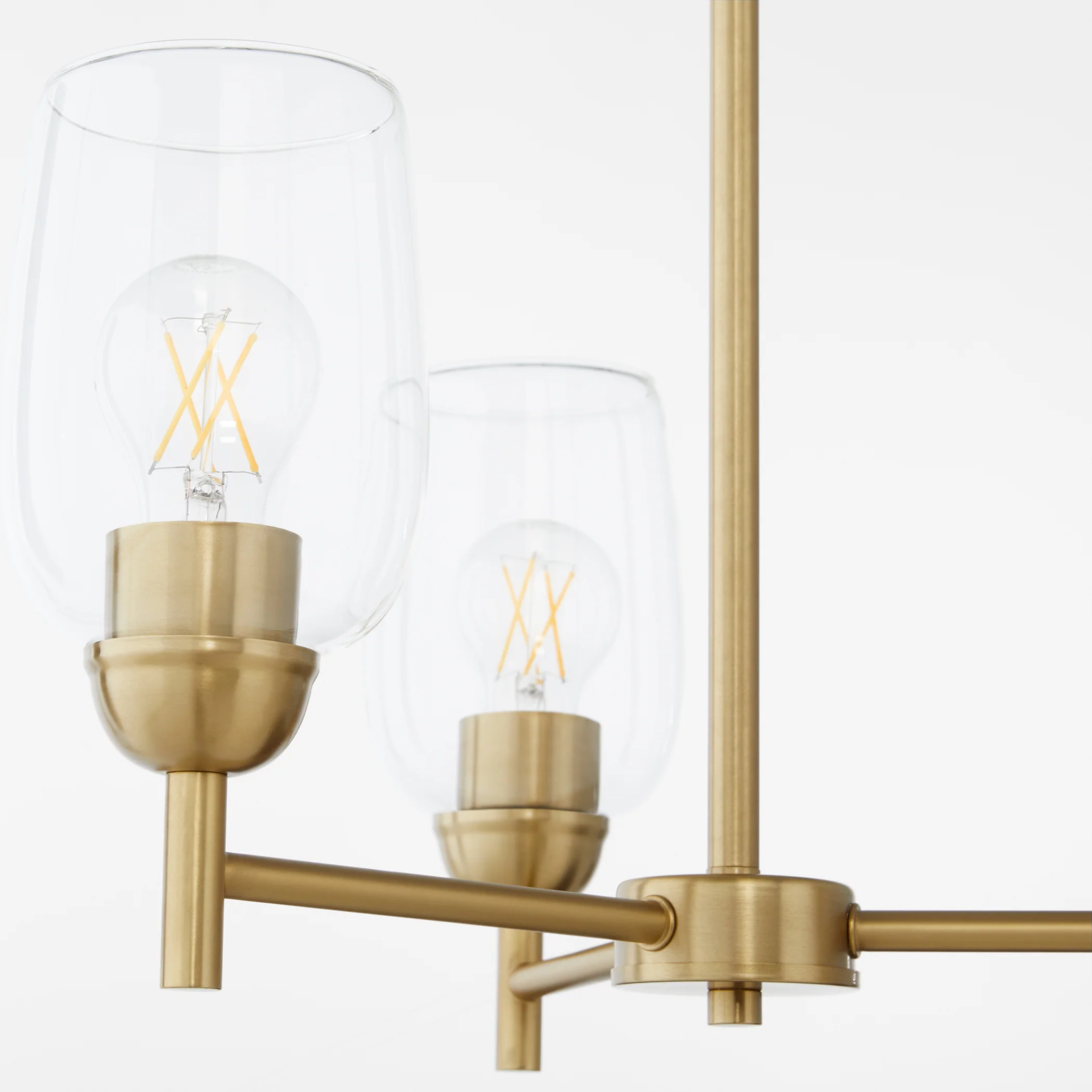 Wallinger 3-light Chandelier Aged Brass - Image 3