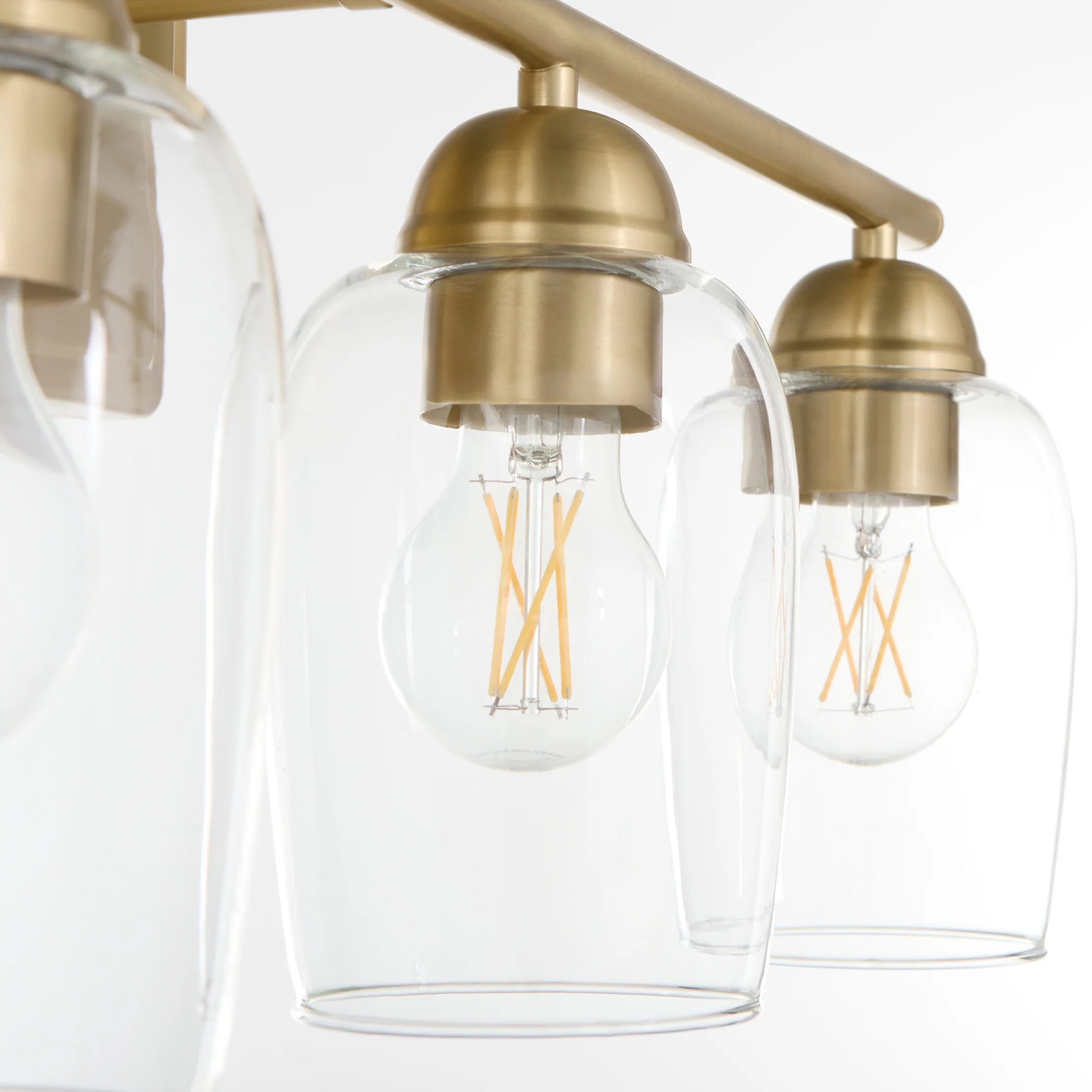 Wallinger 4-light Bath Vanity Light Aged Brass - Image 4