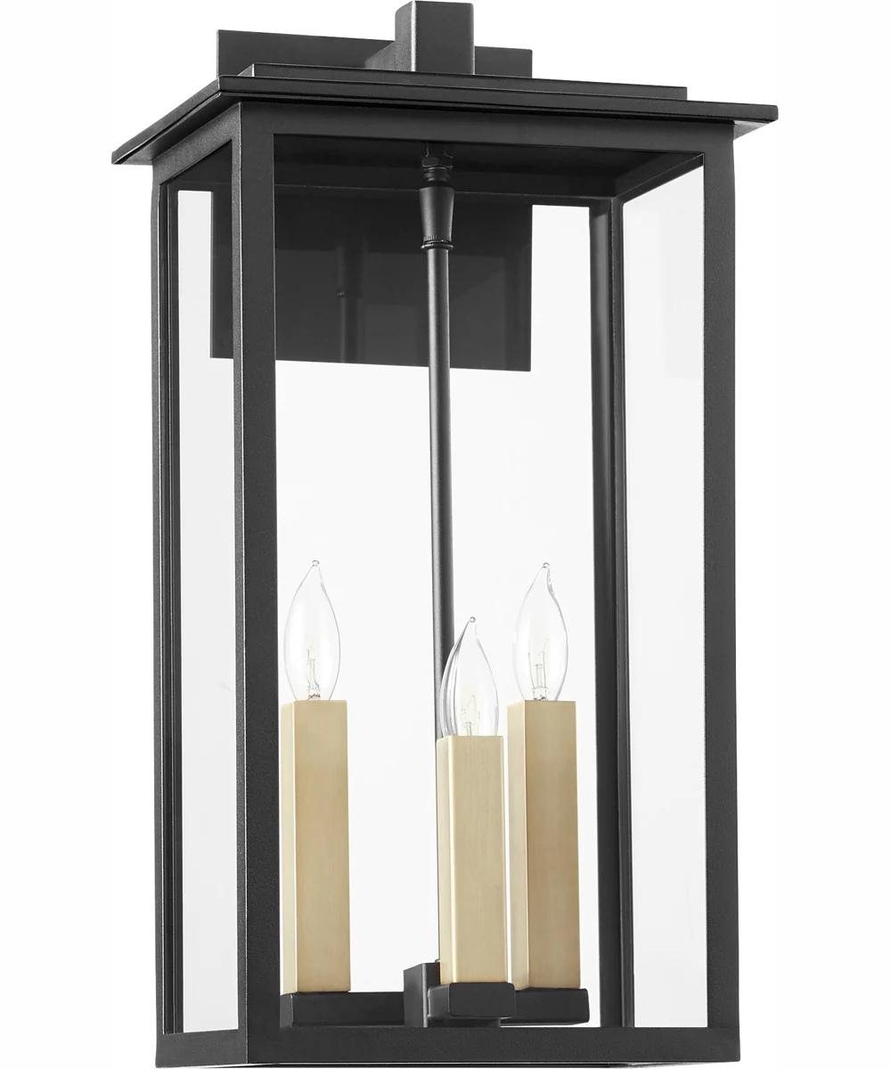 Westerly 3-light Wall Mount Light Fixture Textured Black - Image 2