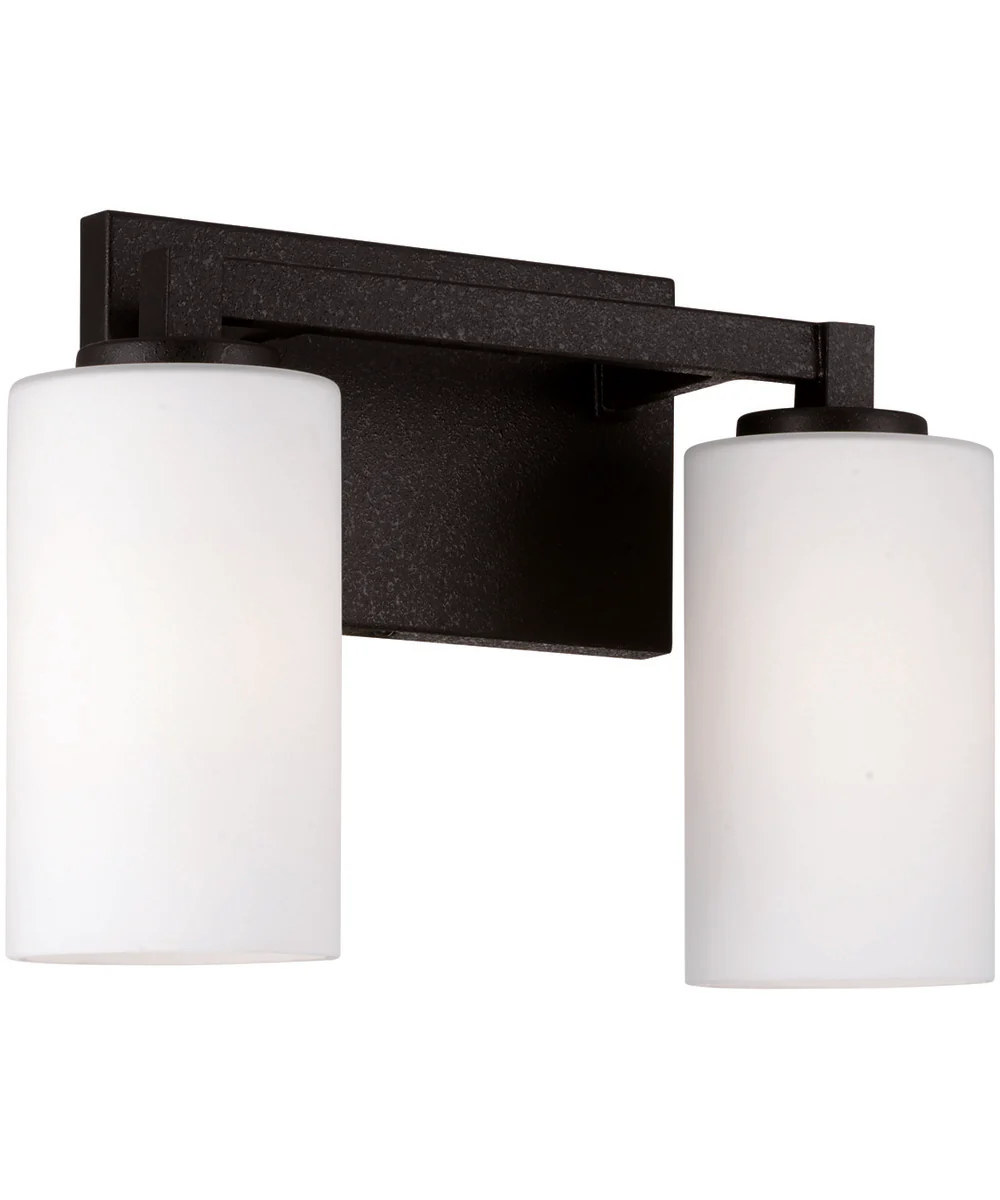 Ravenwood 2-Light Vanity Black Iron